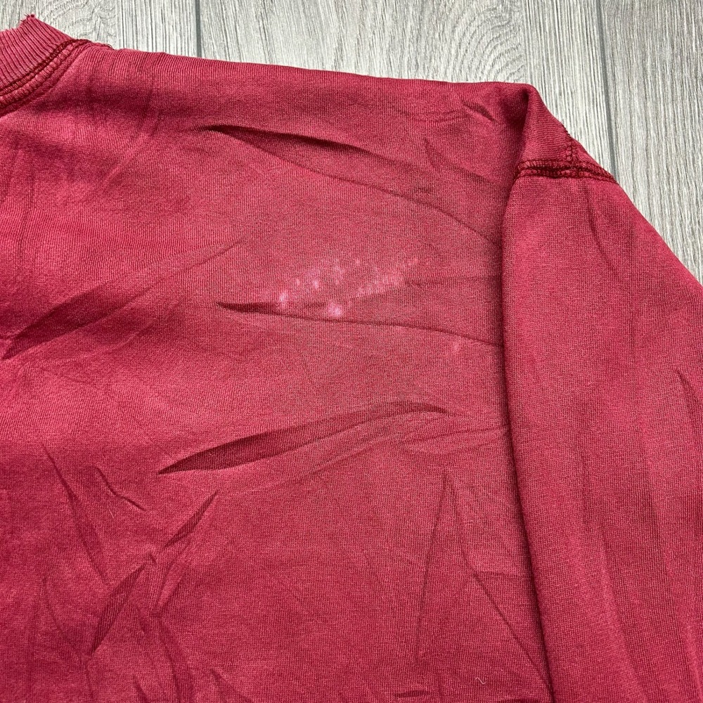 Vintage Abercrombie & Fitch Limited Edition Sweatshirt Mens Large Burgundy Red - Picture 5 of 8